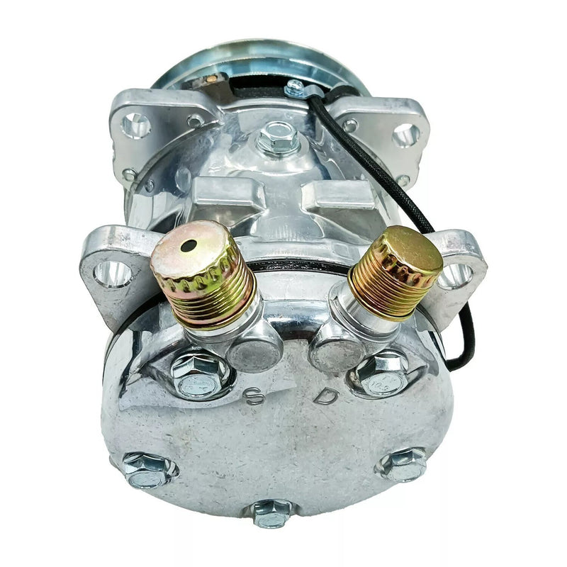 DURAFORCE 12V SD5H09 A/C Compressor 345-4547 for CAT 259D 279D 289D 299D 257D 277D 287D