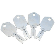 DURAFORCE 4Pcs for Clark Crown Gradall Gehl Hyster Komatsu Yale #166 Forklift Ignition Key