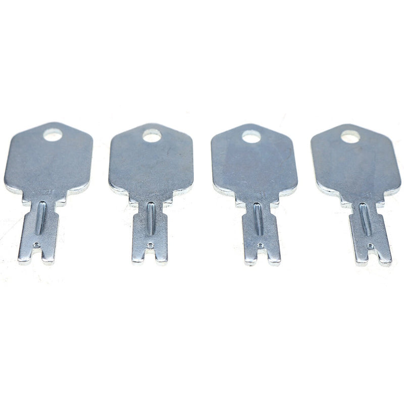 DURAFORCE 4Pcs for Clark Crown Gradall Gehl Hyster Komatsu Yale #166 Forklift Ignition Key