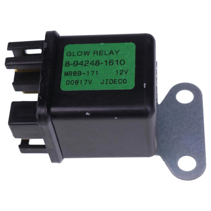 DURAFORCE 12V Glow Plug Relay 8942481610 for Isuzu 4JA1 4JB1 Hitachi EX27U EX30U EX35U