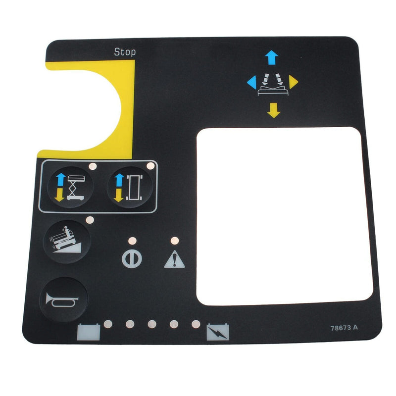 DURAFORCE 78673 78673GT Gen 4 Play Control Box Overlay Decal for Genie GS-1530 GS-1930