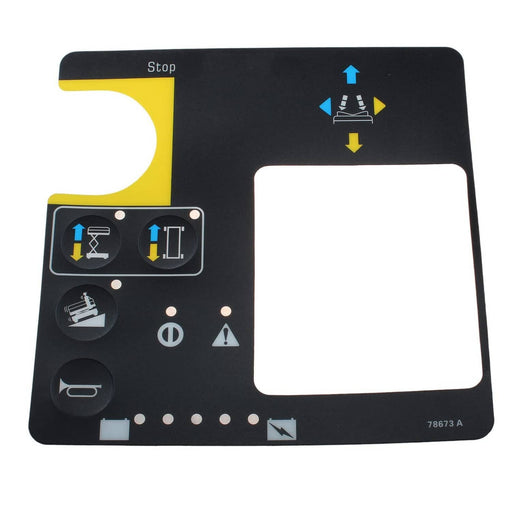 DURAFORCE 78673 78673GT Gen 4 Play Control Box Overlay Decal for Genie GS-1530 GS-1930