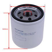 DURAFORCE Fuel Filter 3862228 for Volvo Penta Stern Drive SX 3.0L 4.3 5.0 5.7 5.8 8.2L
