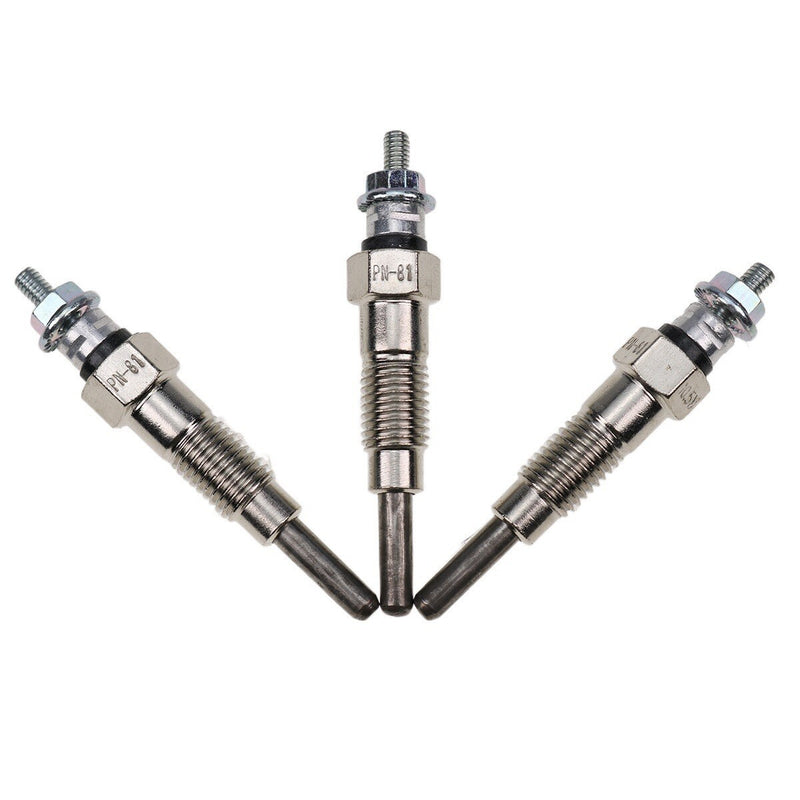DURAFORCE 3X Glow Plugs 119717-77800 129155-77801 129155-77800 For Yanmar KE2D KE3A KE3D