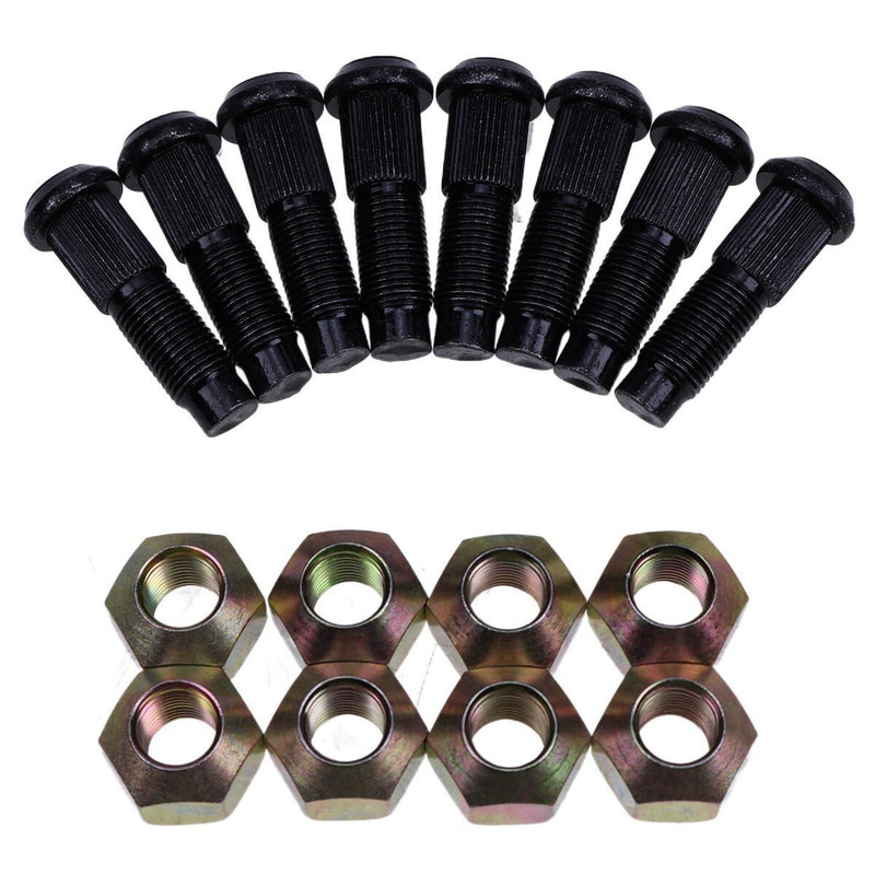 DURAFORCE 8X Wheel Nut & Bolt Kit 6564669 6709170 for Bobcat 751 753 763 S590 S595 S630