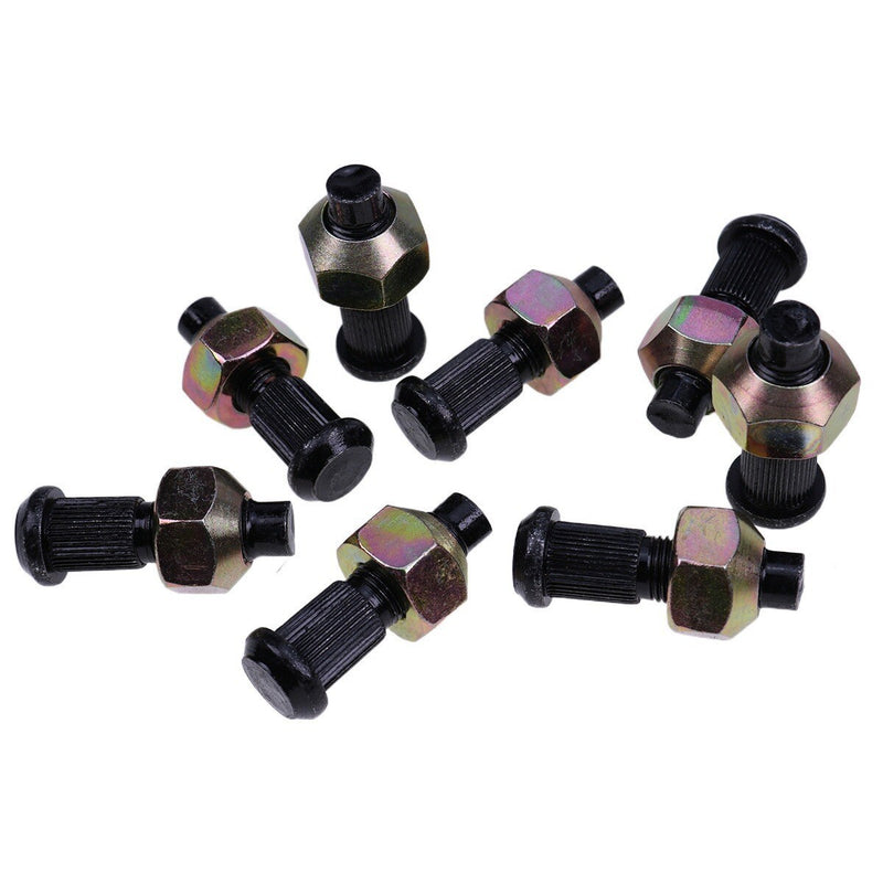 DURAFORCE 8X Wheel Nut & Bolt Kit 6564669 6709170 for Bobcat 751 753 763 S590 S595 S630
