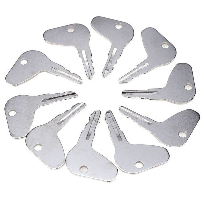 DURAFORCE 10 Pcs Ignition Key H32412 35260-31852 for Kubota Tractor L G & M Series