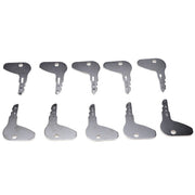 DURAFORCE 10 Pcs Ignition Key H32412 35260-31852 for Kubota Tractor L G & M Series