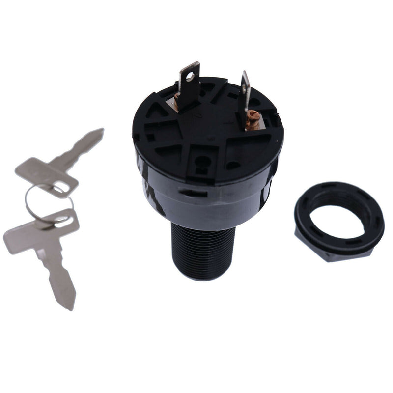 DURAFORCE 2 Pin Ignition Switch With 2 Keys 1018414-01 for Club Car Golf Cart DS Precedent