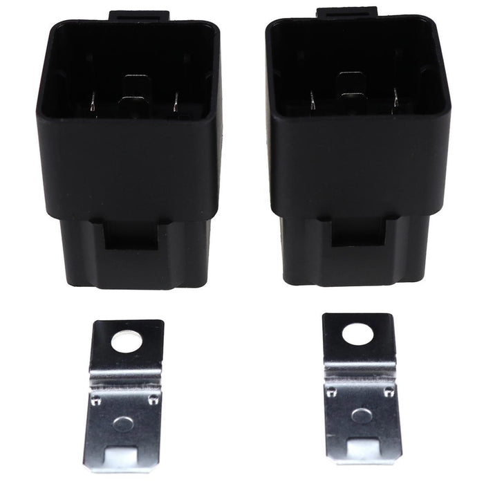 DURAFORCE 2PCS 12V 40A Relay VF4-55F11-S01 for John Deere 130 170 175 180 185 316 318 420