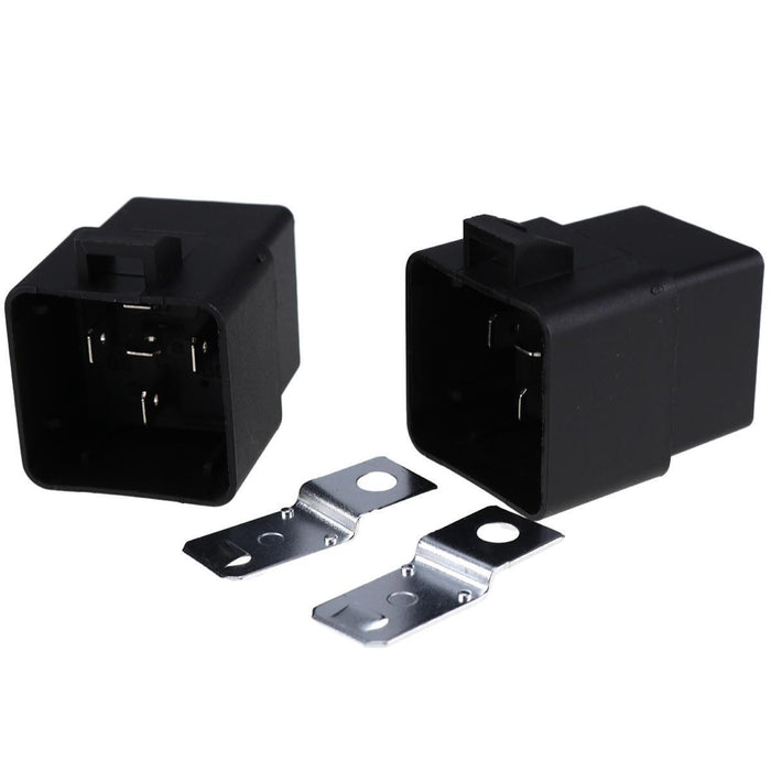 DURAFORCE 2PCS 12V 40A Relay VF4-55F11-S01 for John Deere 130 170 175 180 185 316 318 420