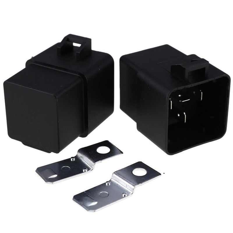 DURAFORCE 2PCS 12V 40A Relay VF4-55F11-S01 for John Deere 130 170 175 180 185 316 318 420