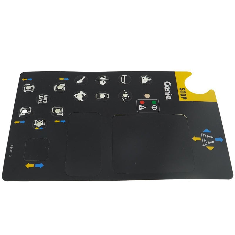 DURAFORCE Platform Control Panel Decal 82417GT forGenie GS-2668 RT GS-3384 GS-3390 GS-4390