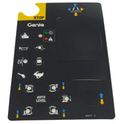 DURAFORCE Platform Control Panel Decal 82417GT forGenie GS-2668 RT GS-3384 GS-3390 GS-4390