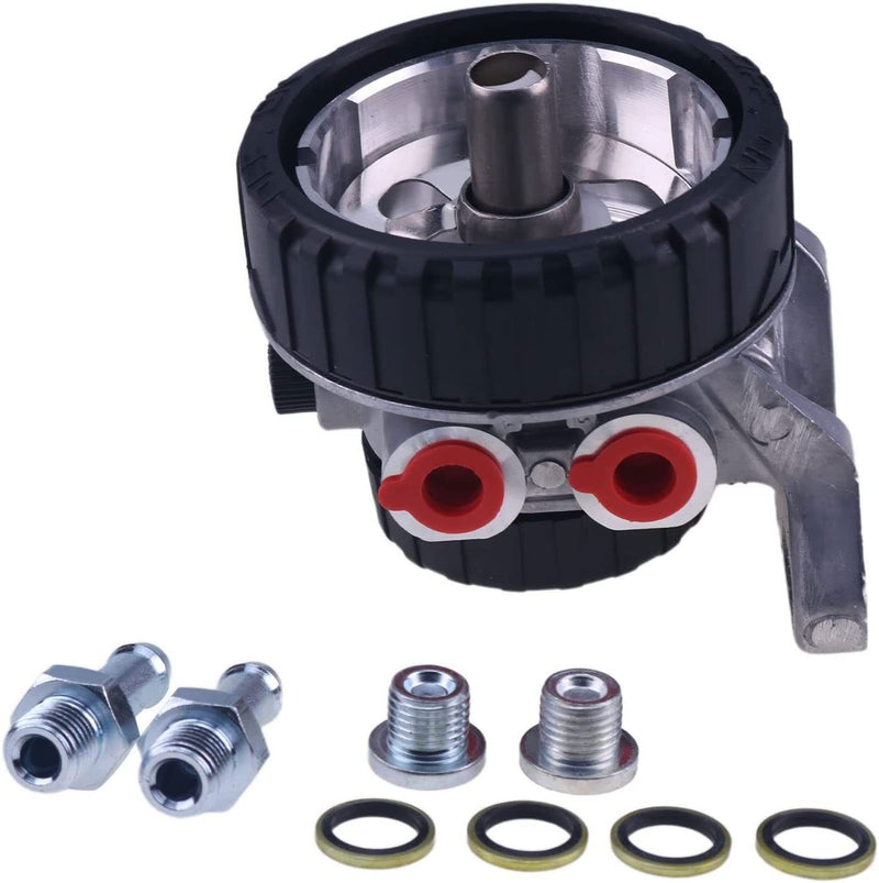 DURAFORCE RE70357 RE500160 Fuel Filter Head For John Deere 5045D 5055D 5065E 5075E 5200
