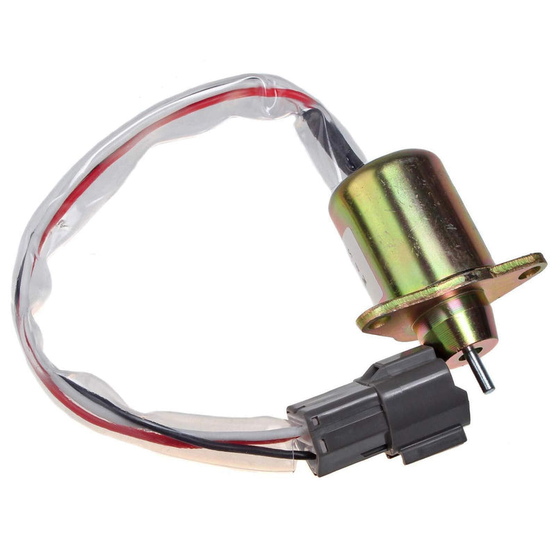 DURAFORCE Fuel Shut Off Solenoid 129612-77940 for Yanmar 3TNV88-BPTB2 TB235 Doosan DH80