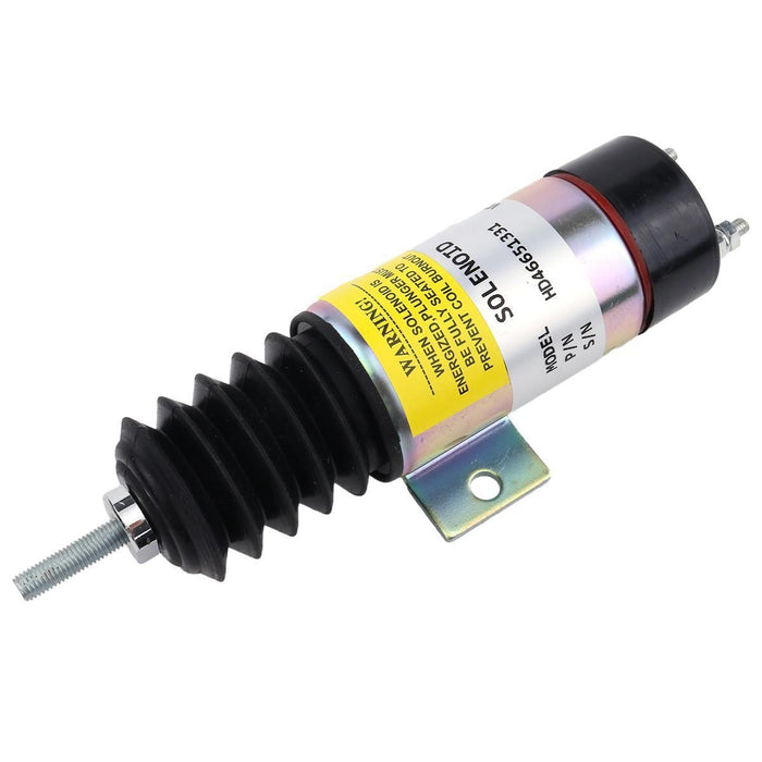 DURAFORCE 2 Terminals 12V Dual Coil Pull Solenoid D610-B1V12 for Kubota D905 Engine