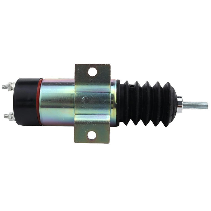 DURAFORCE 2 Terminals 12V Dual Coil Pull Solenoid D610-B1V12 for Kubota D905 Engine