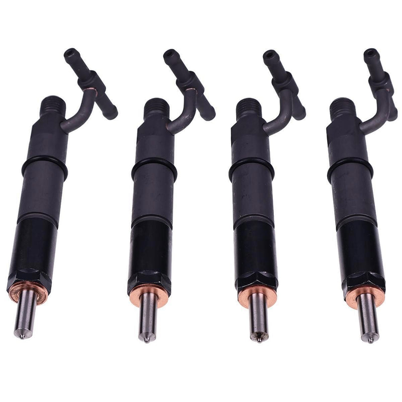DURAFORCE 4Pcs Fuel Injector 6204-11-3101 for Komatsu 4D95LE-2D 4D95LE-2A 4D95LE-2B PC60-7
