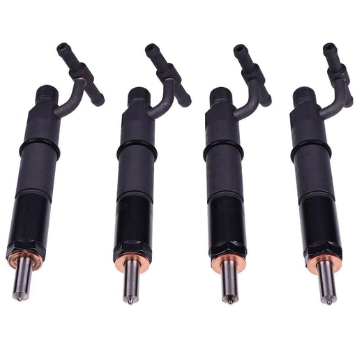 DURAFORCE 4Pcs Fuel Injector 6204-11-3101 for Komatsu 4D95LE-2D 4D95LE-2A 4D95LE-2B PC60-7