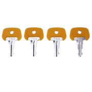 DURAFORCE 4Pcs Ignition Key 702 26906870 for Jungheinrich Forklift EFG110 EFG216KN EFG320N