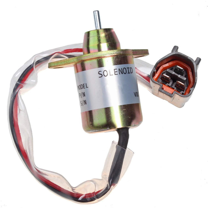 DURAFORCE 12V Fuel Shutoff Solenoid M808284 for John Deere 17D 17G 26G 27D 35D 50D 110 790