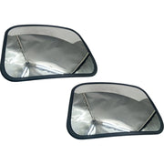 DURAFORCE 2 Pcs 9"X12" Rectangle Mirror For Komatsu Hitachi Kobelco Caterpillar Excavator