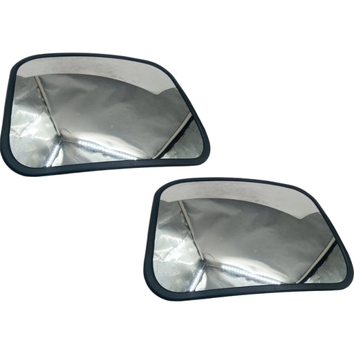 DURAFORCE 2 Pcs 9"X12" Rectangle Mirror For Komatsu Hitachi Kobelco Caterpillar Excavator