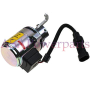 DURAFORCE 12V Stop Solenoid ZM 2904956 for Volvo L32 L35 ZL402C ZL502C ZL30 L30B L32B L35B