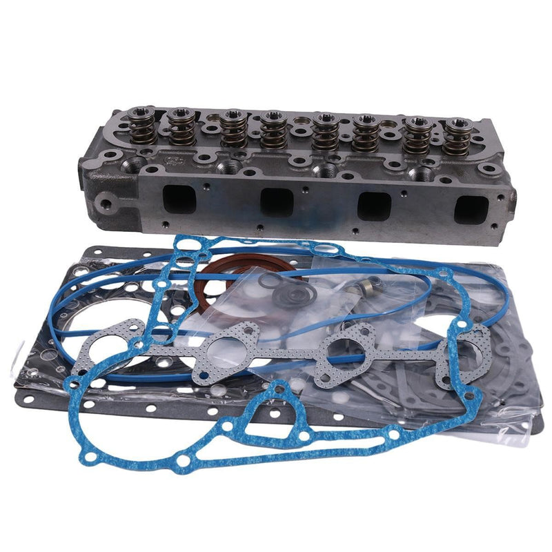 DURAFORCE Complete Cylinder Head & Full Gasket Kit for Kubota Engine V1505 V1505-E2B