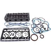 DURAFORCE Complete Cylinder Head & Full Gasket Kit for Kubota Engine V1505 V1505-E2B