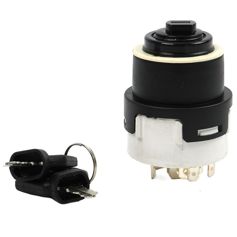 DURAFORCE Ignition Switch w/2Keys 85804674 for New Holland LB110 LB115 LB60 LB75 LB75.B