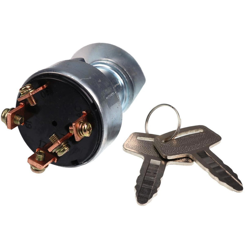DURAFORCE Ignition Starter Switch w/2 Keys 66704-55120 for Kubota D722 D905 D1005 D1105