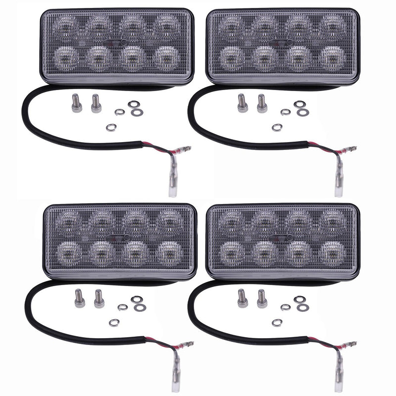 DURAFORCE 4X Led Work Light V0511-53510 for Kubota SVL65-2 SVL65-2C SVL75 SVL75-2 SVL75-2C