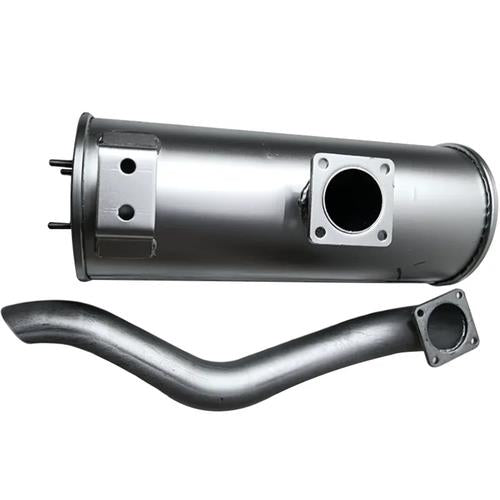 DURAFORCE Muffler Silencer for Yanmar Engine 4TNV98 Takeuchi TL130 Excavator