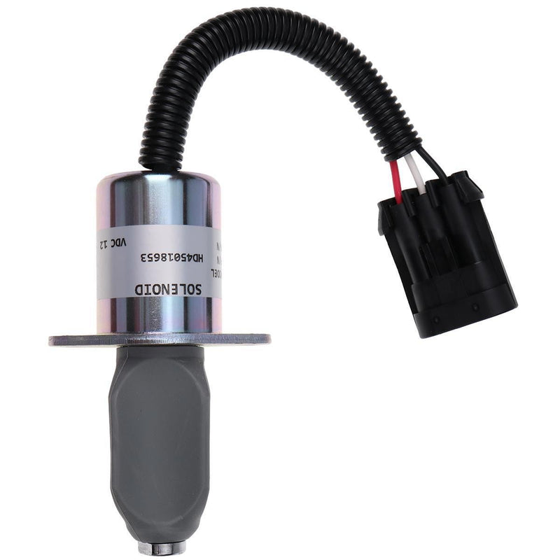 DURAFORCE 12V Shutoff Solenoid 6690563 for Bobcat S300 S220 S130 S150 Loader