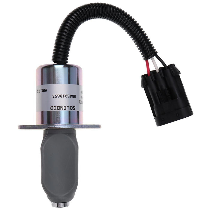DURAFORCE 12V Shutoff Solenoid 6690563 for Bobcat S300 S220 S130 S150 Loader