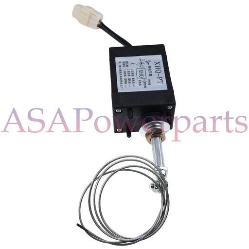 DURAFORCE 12V Engine Stop Solenoid Electric Throttle Adjuster XHQ-PT-12 for Generator