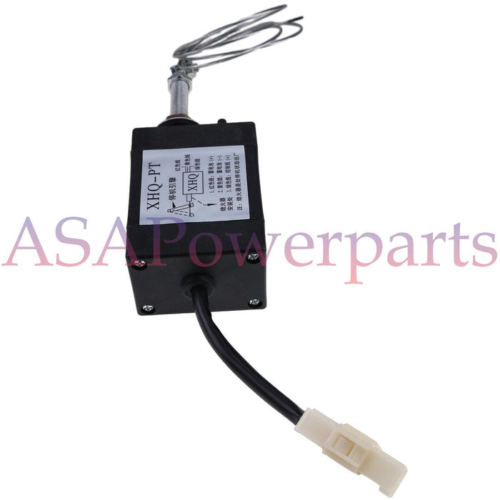 DURAFORCE 12V Engine Stop Solenoid Electric Throttle Adjuster XHQ-PT-12 for Generator