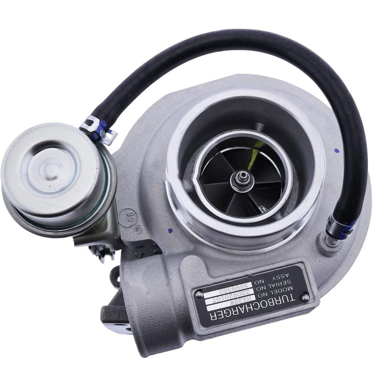 DURAFORCE Turbo HX25W Turbocharger 2852068 for CASE Engine P70 P85 Backhoe 580SM 590SM 580