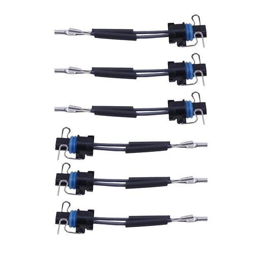 DURAFORCE 6X Fuel Injector Wiring Harness Kit 3669748 366-9748 For Caterpillar CAT C7 C9