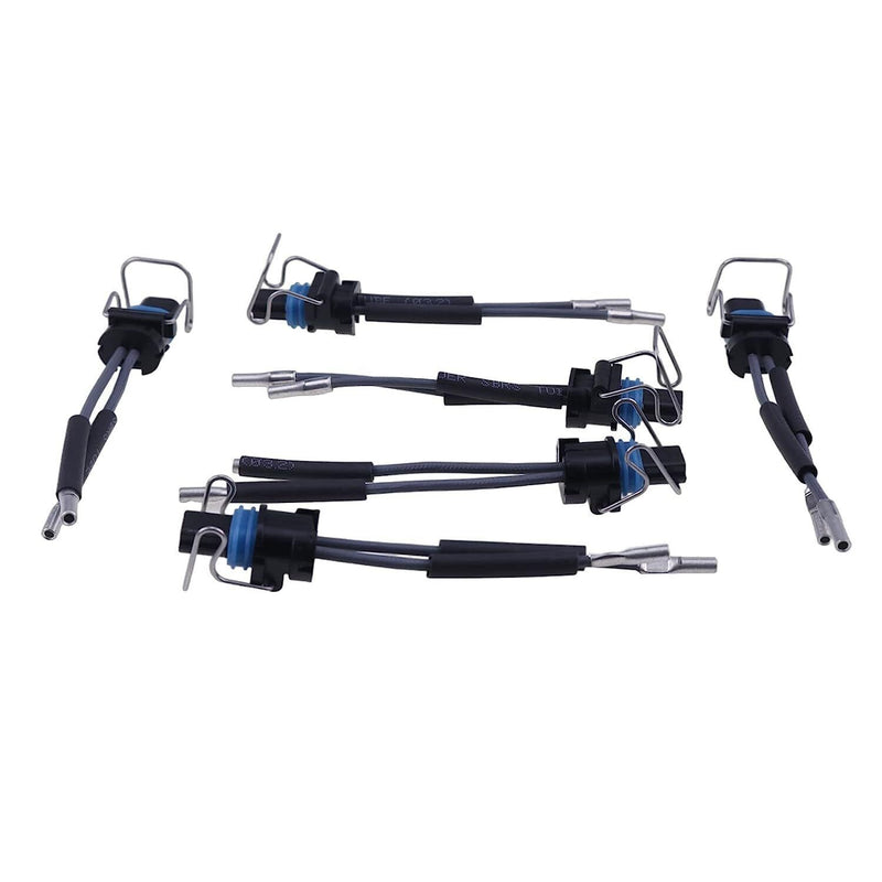 DURAFORCE 6X Fuel Injector Wiring Harness Kit 3669748 366-9748 For Caterpillar CAT C7 C9