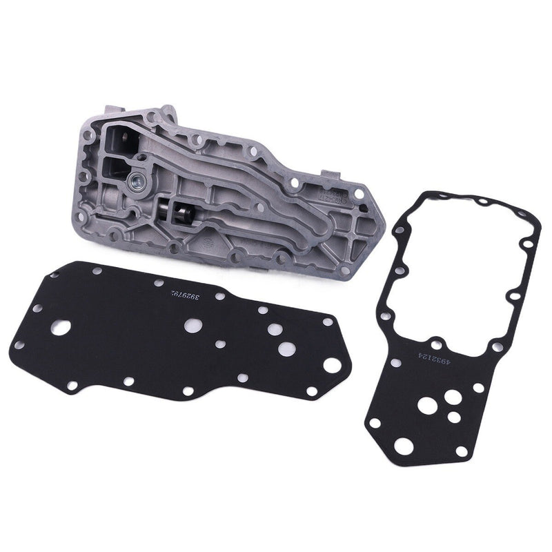 DURAFORCE Oil Filter Support Head Cooler Cover 4934218 for Cummins Engine B5.9L 6B 6BT