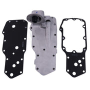 DURAFORCE Oil Filter Support Head Cooler Cover 4934218 for Cummins Engine B5.9L 6B 6BT