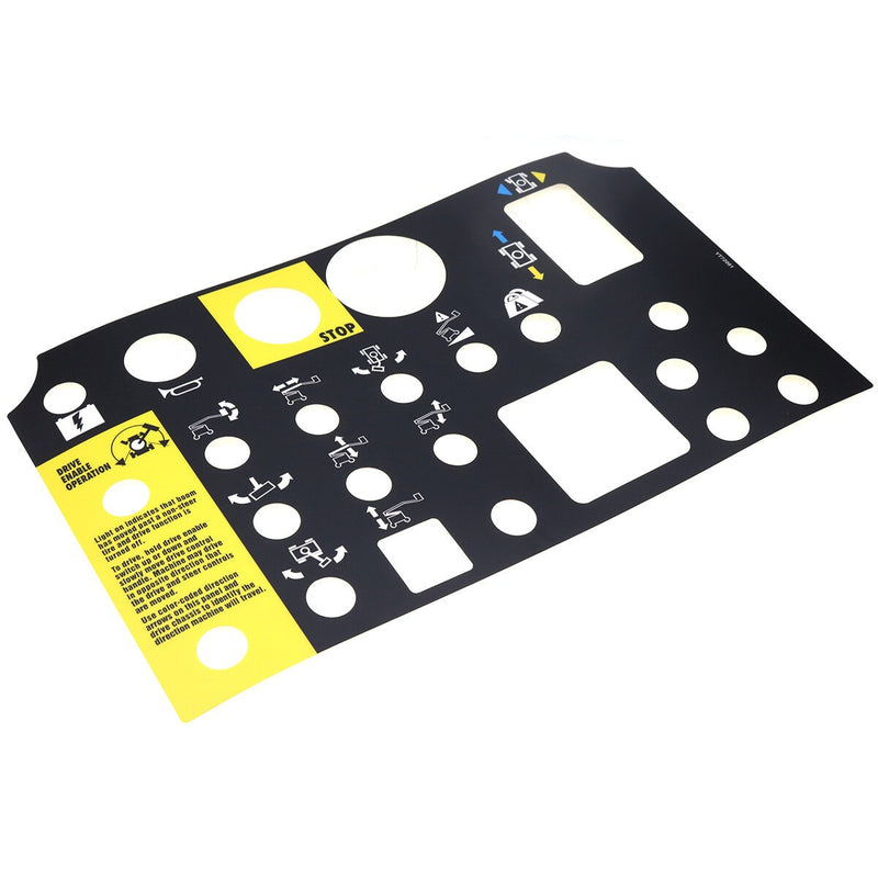 DURAFORCE Platform Control Panel Decal 72081 72081GT for Genie Z-34/22N Z-34/22 DC Z-34/22