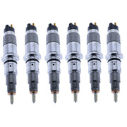 DURAFORCE 6 PCS Fuel Injector 0445120231 3976372 for Cummins Engine QSB4.5 QSB6.7