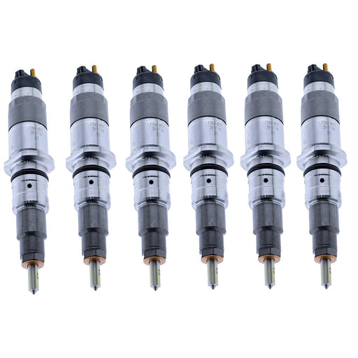 DURAFORCE 6 PCS Fuel Injector 0445120231 3976372 for Cummins Engine QSB4.5 QSB6.7