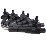 DURAFORCE 6 PCS Fuel Injector 1-15300250-2 for Isuzu 6BD1 6BG1 Hitachi EX200-2 EX200-3