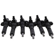 DURAFORCE 6 PCS Fuel Injector 1-15300250-2 for Isuzu 6BD1 6BG1 Hitachi EX200-2 EX200-3