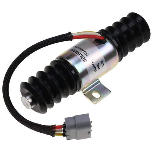 DURAFORCE 24V Stop Solenoid VOE11033954 for Volvo L120B L120C L150 L150C L180 L90B L90C